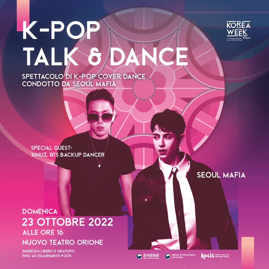 Korea Week 2022, #A Roma il raduno K-Pop &#8220;Talk &#038; Dance&#8221; e la &#8220;K-Pop Academy&#8221;