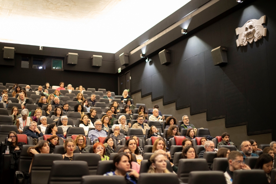 spettatori nel cinema The Space Cinema Moderno di Roma