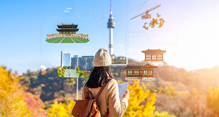 남산타워 하이킹 코스 포스트 이미지