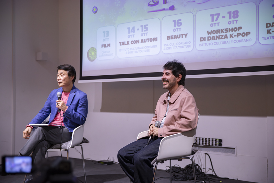 2025 한국주간 이탈리아 작가와의 토크쇼 모습