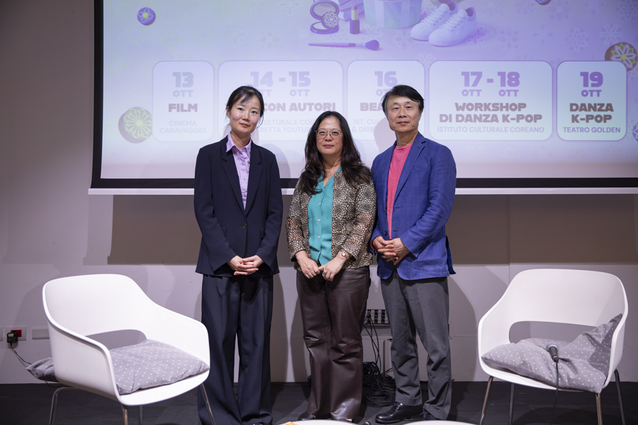 2025 한국주간 이탈리아 작가와의 토크쇼 모습