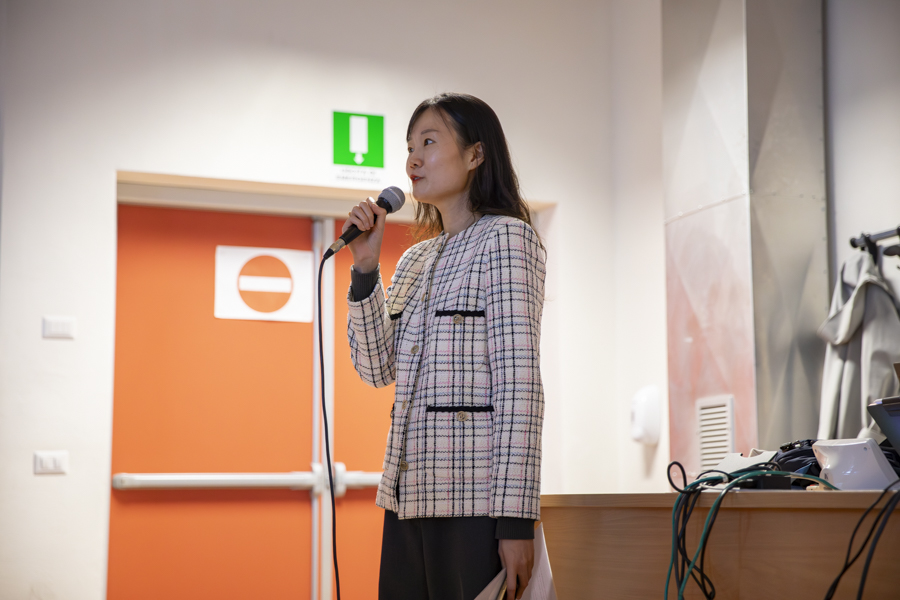 로마 사피엔차 대학교, 장태유 감독과의 토크쇼 모습