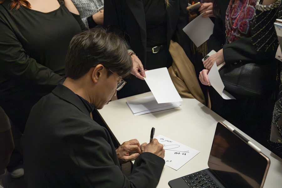 주이탈리아한국문화원에서 개최된 장태유 감독과의 토크쇼 모습