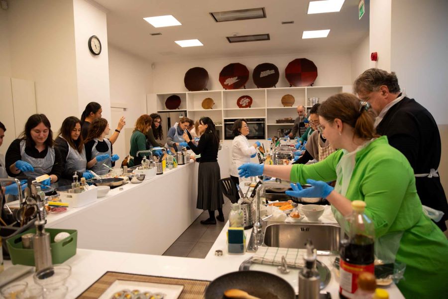 2026 밀라노 코르티나 동계 올림픽 계기 오륜김밥 특강 모습