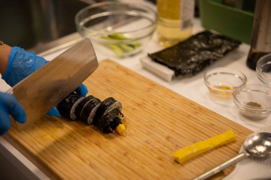 2026 밀라노 코르티나 동계 올림픽 계기 오륜김밥 특강 모습