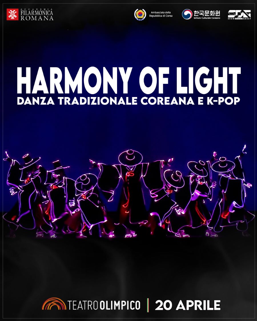 Harmony of Light 생동감 그룹 LED 댄스 공연 포스터