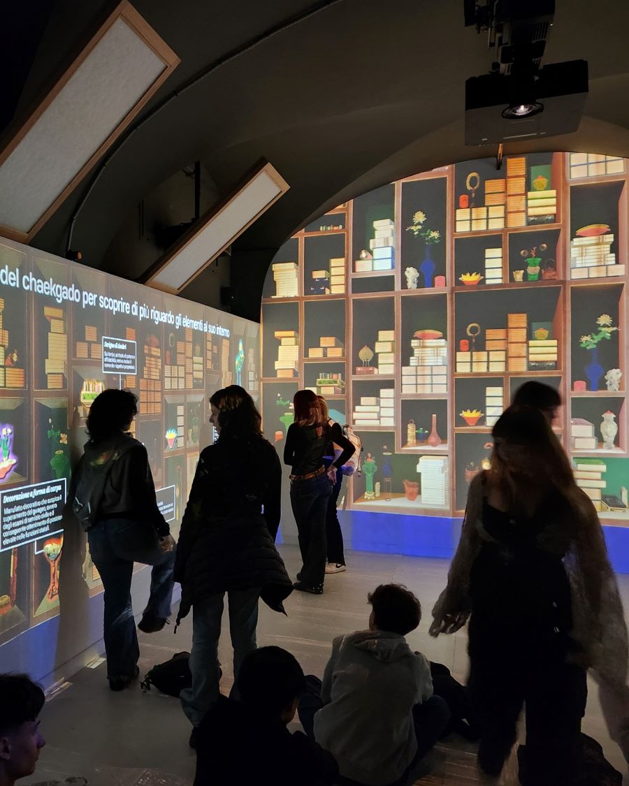 IIS Galilei 고등학교 학생들 방문 모습