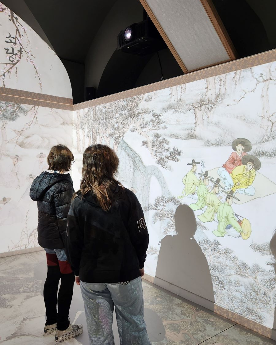 IIS Galilei 고등학교 학생들 방문 모습