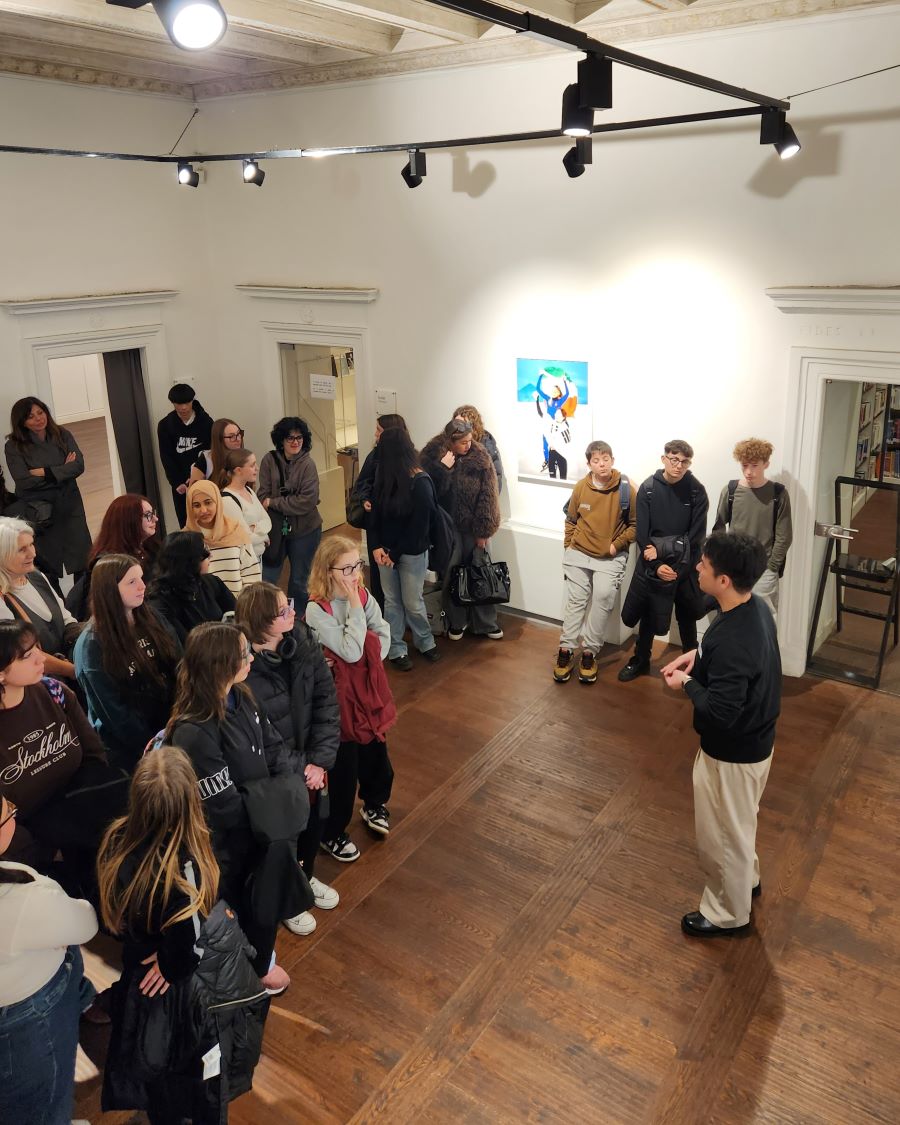 IIS Galilei 고등학교 학생들 방문 모습