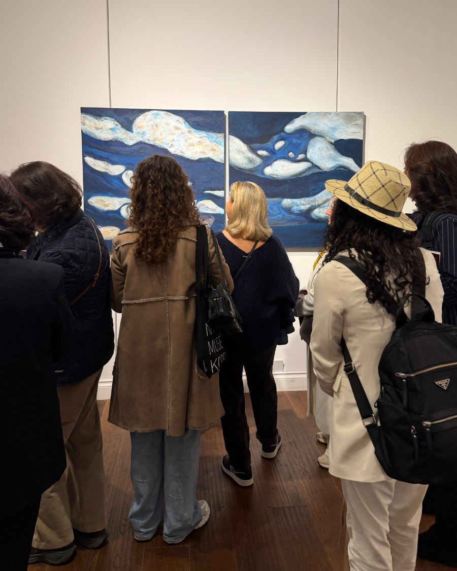 재이탈리아한국미술가협회 ARCOI 전시 "여기서, 그리고 그 너머(Qui e Oltre)" 개막식 모습