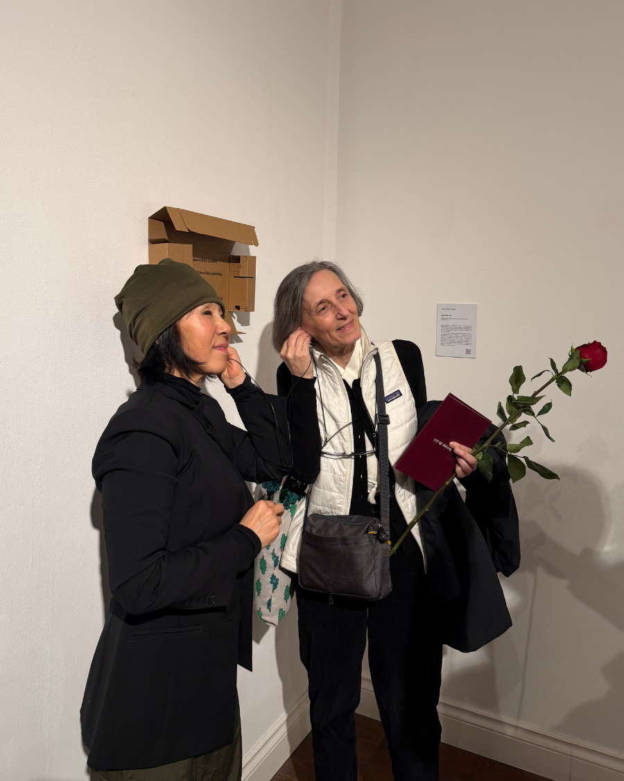 재이탈리아한국미술가협회 ARCOI 전시 "여기서, 그리고 그 너머(Qui e Oltre)" 개막식 모습