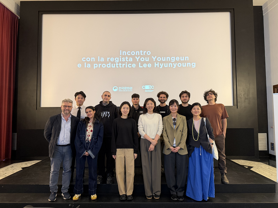 드라마 “이 사랑 통역 되나요?” 유영은 감독과 이현영 PD, 이탈리아국립영화학교에서 특강 및 주이탈리아한국문화원에서 토크쇼 모습