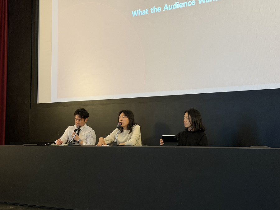 드라마 “이 사랑 통역 되나요?” 유영은 감독과 이현영 PD, 이탈리아국립영화학교에서 특강 및 주이탈리아한국문화원에서 토크쇼 모습