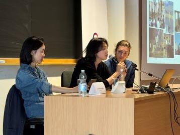  로마 사피엔차(Sapienza) 대학교에서 개최된 드라마 “이 사랑 통역 되나요?”의 유영은 감독과 이현영 PD의 특강