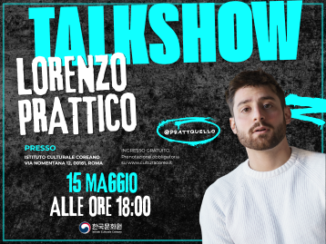  Corea in tavola: il talk show imperdibile con Lorenzo Prattico