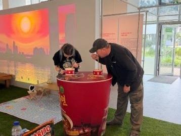 Angolo Ramyeon del fiume Han in occasione della mostra "Il fascino di Seoul"